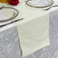 Luxury Boucle Table Runner Ivory mockup