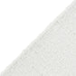 Luxury Boucle Table Runner White serged edge finish
