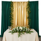 Metallic Gold Spandex Drape Curtain 12ft x 60" Wrinkle-Free Backdrop Panel