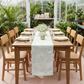 Modern palm runner baby shower 
