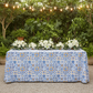 Morocco Mediterranean Rectangular 90"x132" Tablecloth