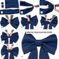 Giant Fabric Bow for Backdrop Navy Blue assembly steps
