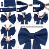 Giant Fabric Bow for Backdrop Navy Blue assembly steps
