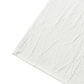 Embossed Geometric Jacquard Table Runner Light Ivory/Off White hemmed finish close up

