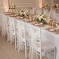 Organza Chair Sash - Ivory