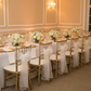 Organza Chair Sash - Ivory