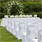 Organza Chair Sash - White