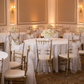 Organza Chair Sash - White