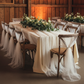 Pearl Tulle Fabric Roll 54" x 10 yds - Ivory used as diy runner, and chair sashes