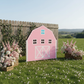 Pink Barn Printed Backdrop Spandex Cover