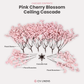 Cherry Blossom Ceiling Cascade Pink infographic showing contents