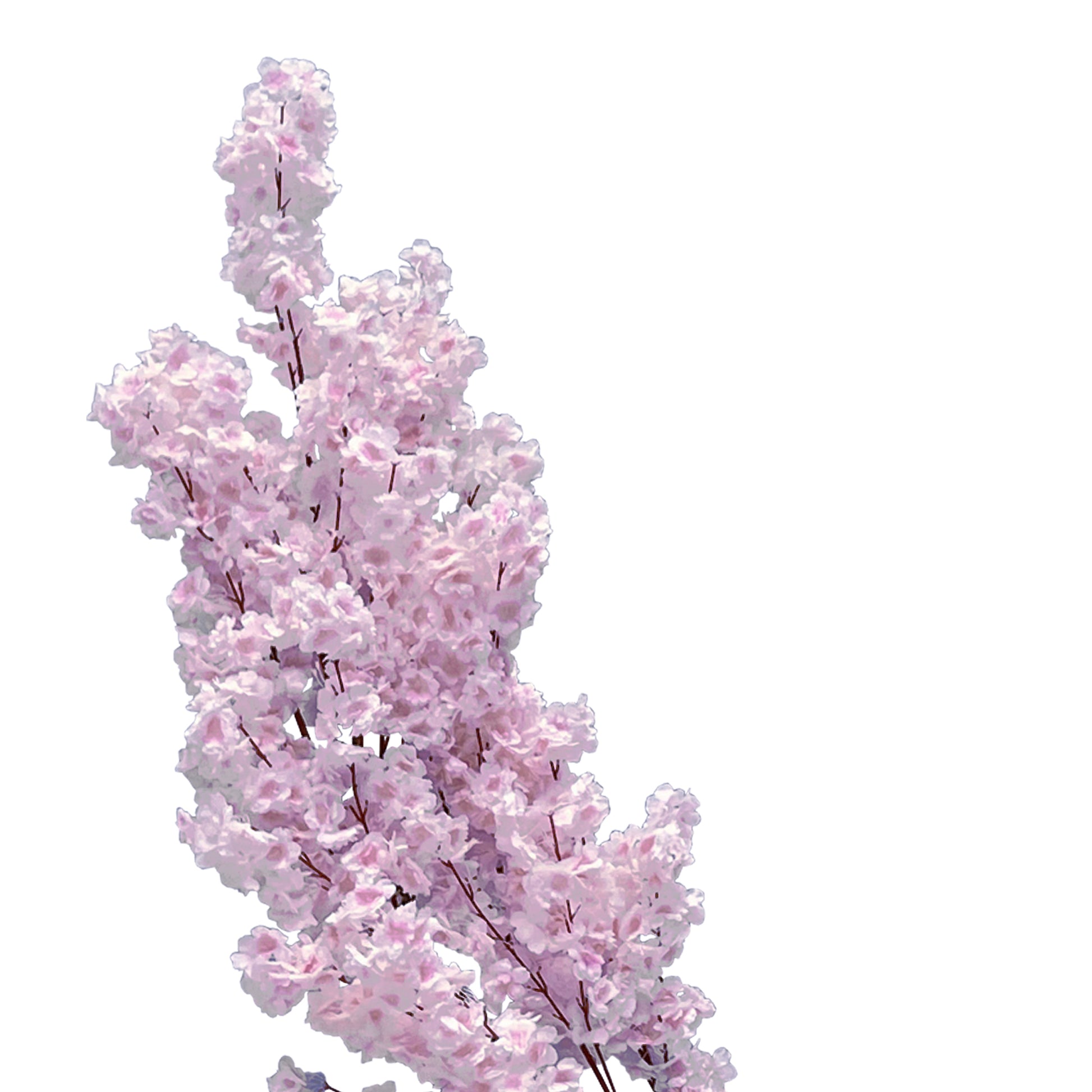 Pink Cherry Blossom Crescent Arch Backdrop smalller corner close up