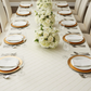 Pintuck 90"x156" Rectangular Tablecloth - Ivory