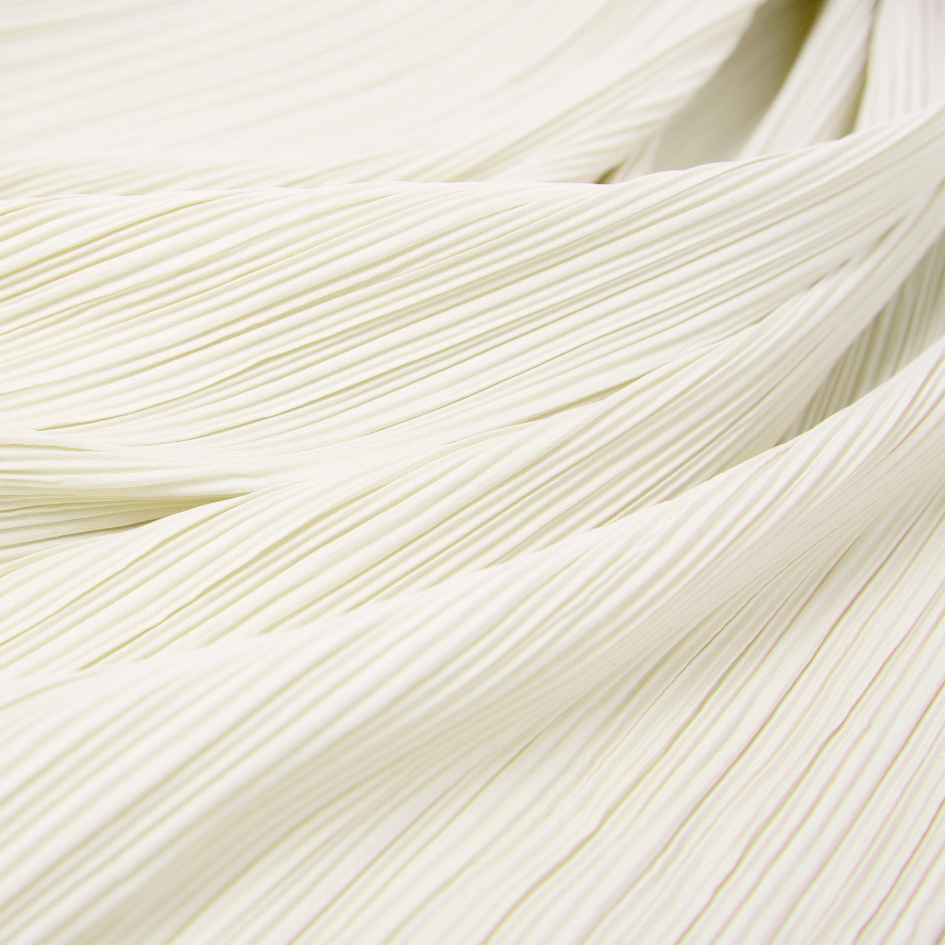 Pleated Crinkle DIY Textured Fabric 10 yards - Ivory
