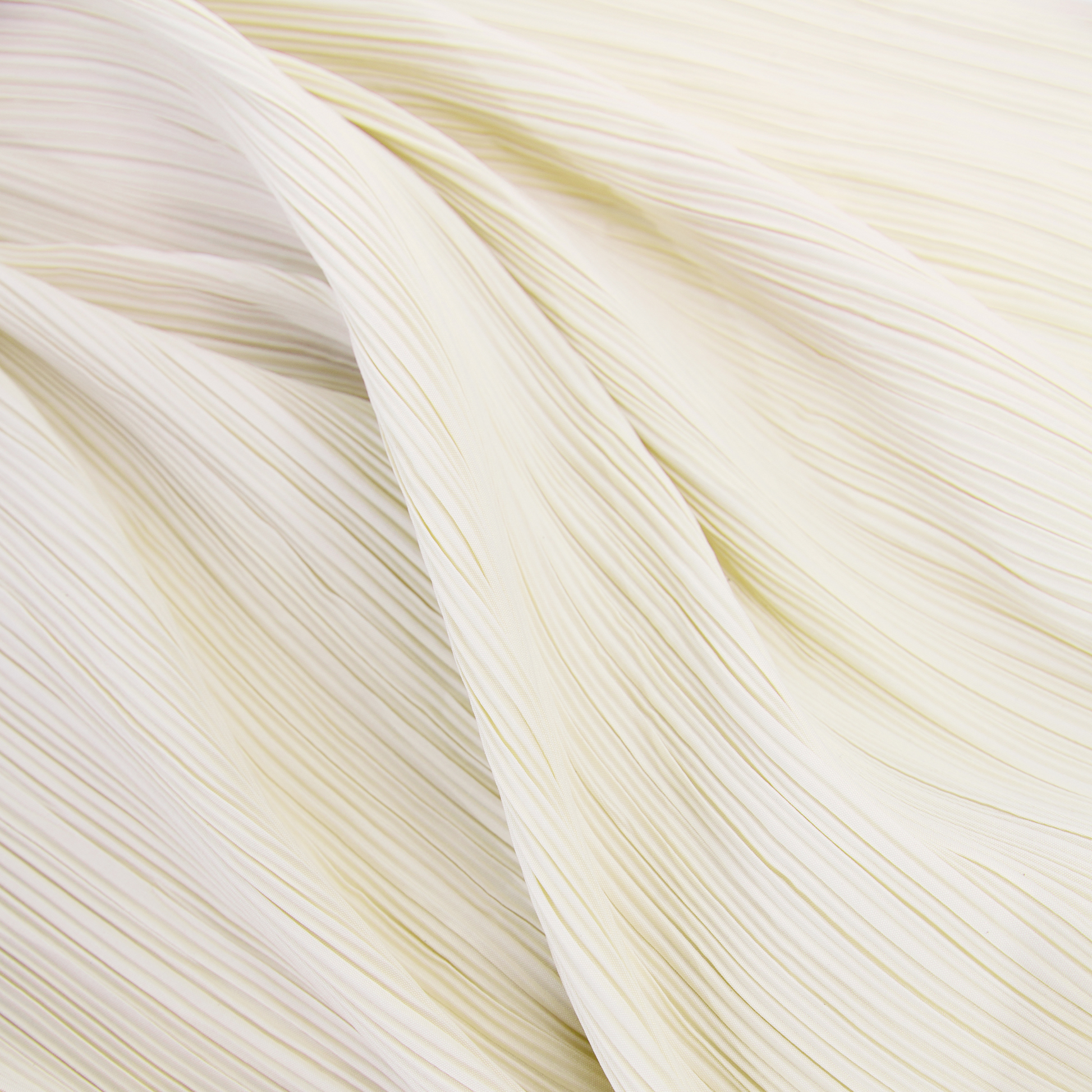 Pleated Crinkle DIY Textured Fabric 10 yards - Ivory