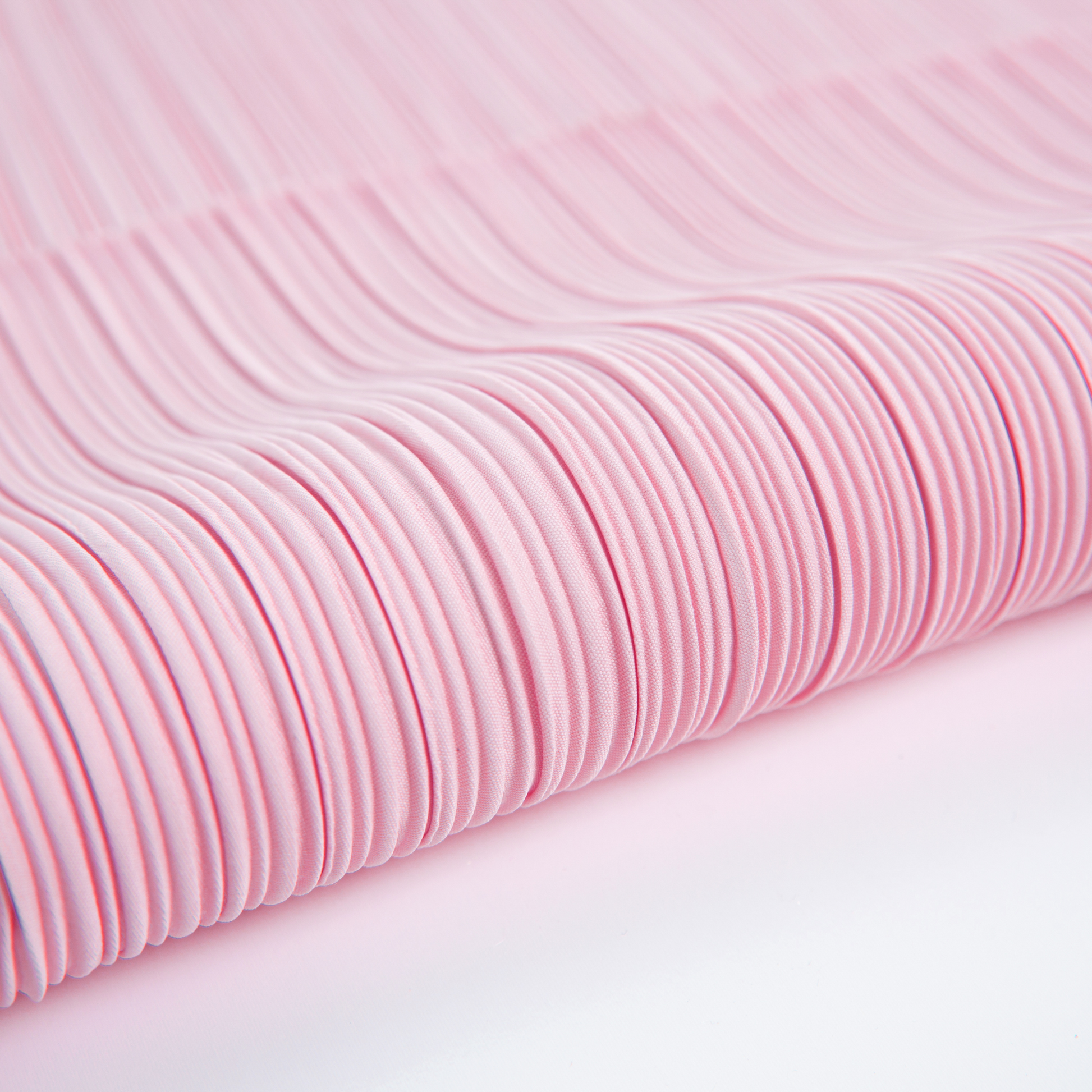 Pleated Crinkle DIY Textured Fabric 10 yards - Pink