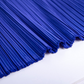 Pleated Crinkle DIY Textured Fabric 10 yards - Royal Blue
