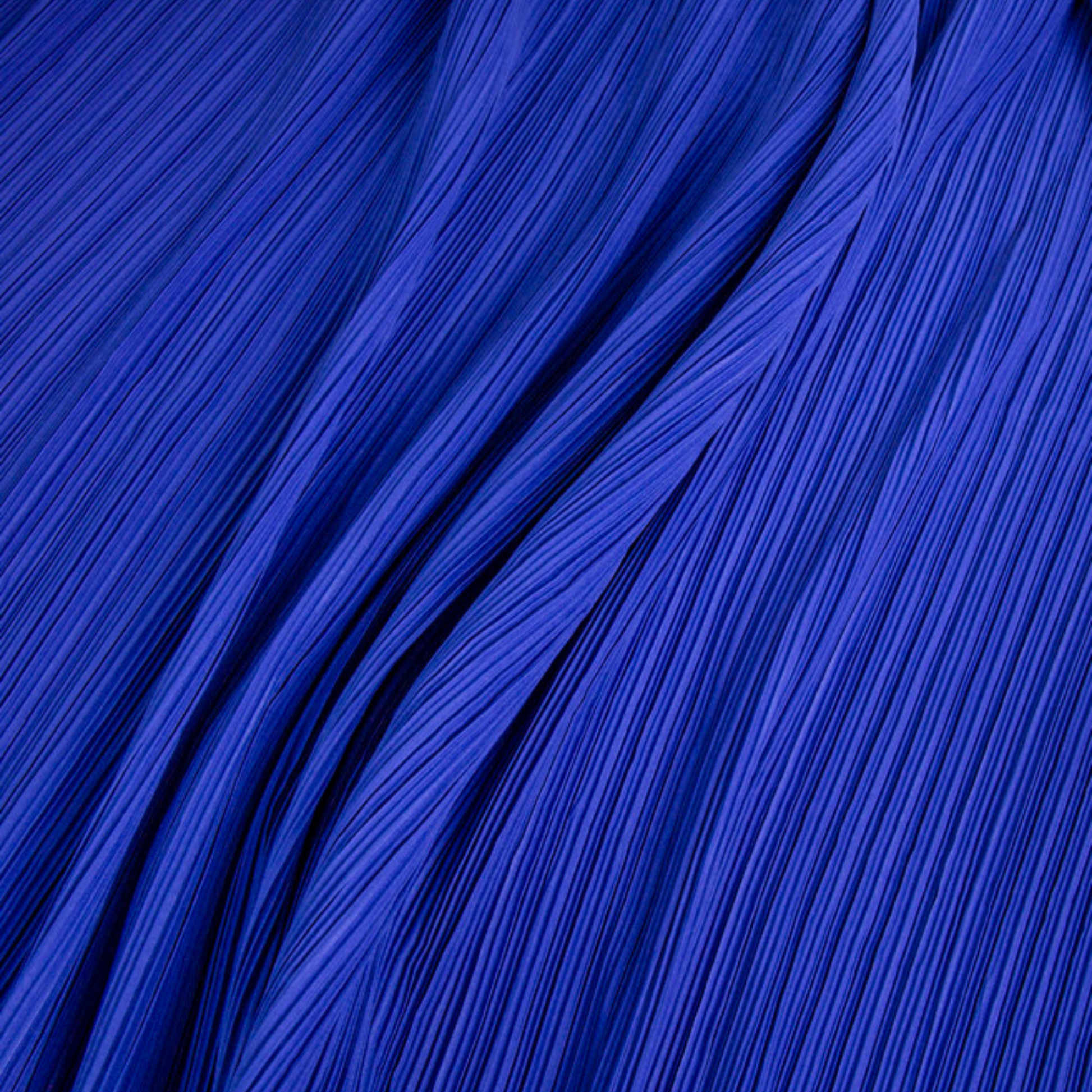 Pleated Crinkle DIY Textured Fabric 10 yards - Royal Blue
