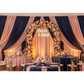 Poly Premier Fire Retardant (FR) 8ft H x 60" W drape/backdrop - Navy Blue