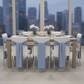 Polyester Chair Sash/Tie - Dusty Blue