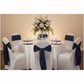 Polyester Chair Sash/Tie - Navy Blue