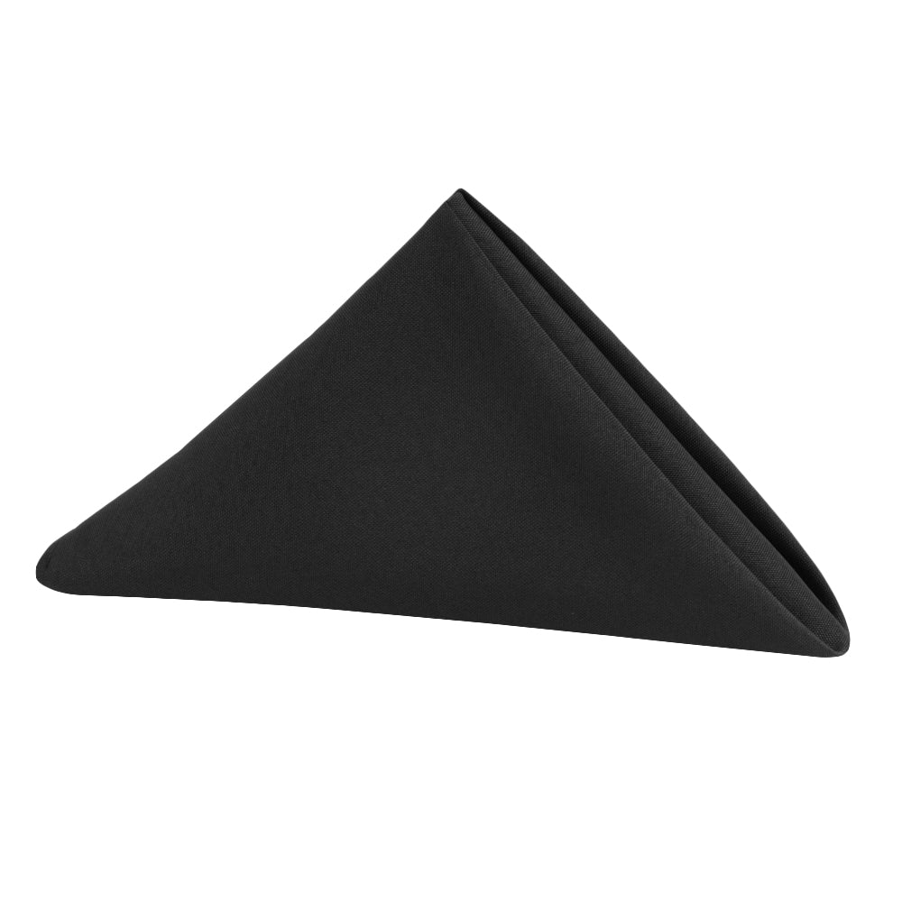 Premium Polyester Napkin 19"x19" - Black