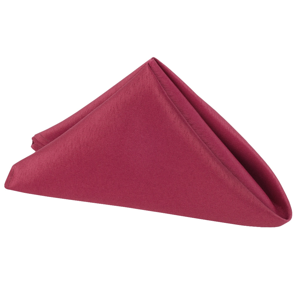 Premium Polyester Napkin 19"x19" - Burgundy