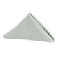 Premium Polyester Napkin 19"x19" - Gray/Silver