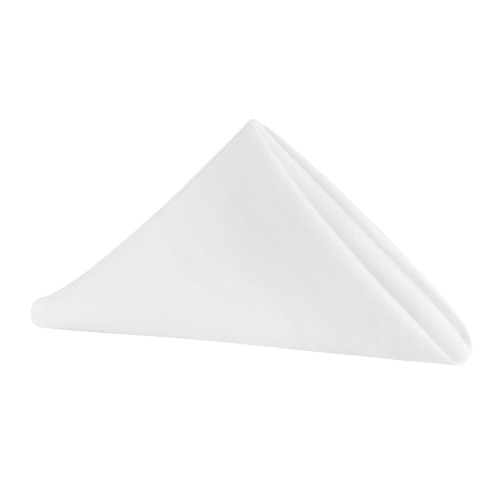 Premium Polyester Napkin 19"x19" - White