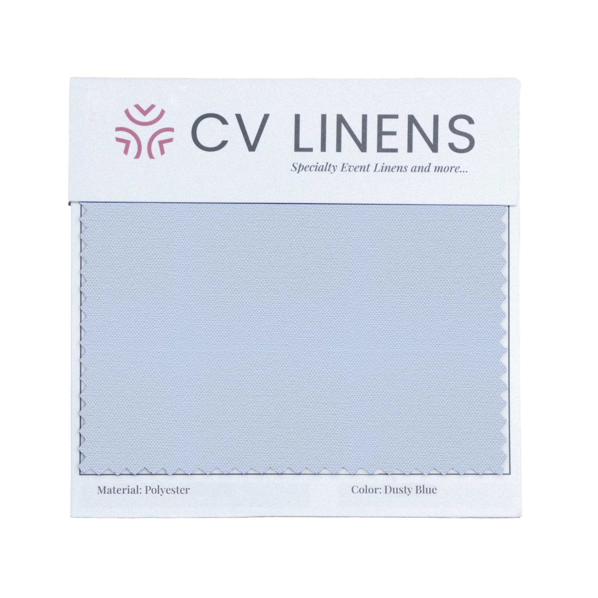 Polyester Swatch Card Dusty Blue
