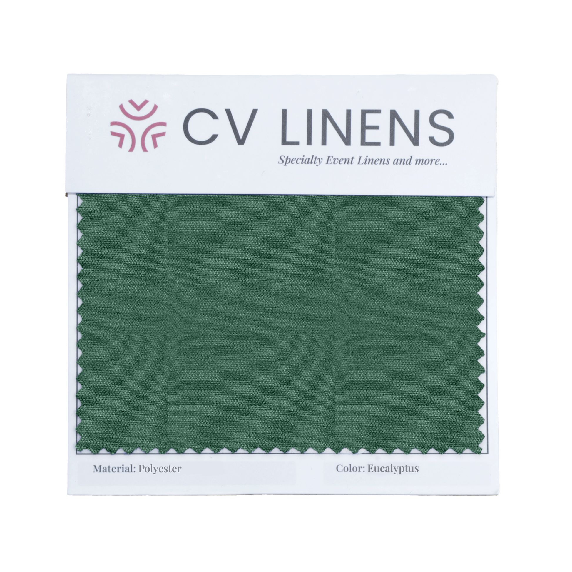Polyester Swatch Card - Eucalyptus
