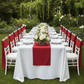 Polyester Table Runner - Apple Red