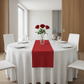 Polyester Table Runner - Apple Red