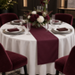 Polyester Table Runner - Cabernet