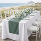 Eucalyptus runner coastal bridal shower