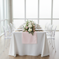 Polyester Table Runner - Pastel Pink
