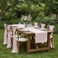 Polyester Table Runner - Pastel Pink
