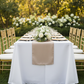Polyester Table Runner - Taupe