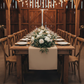 Polyester Table Runner - Taupe