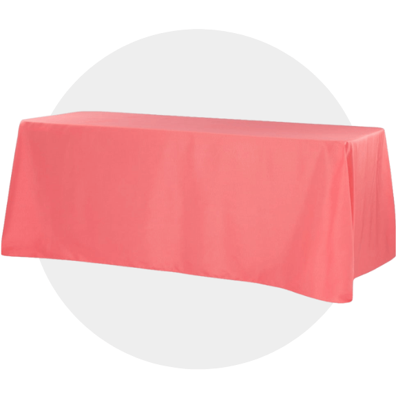90"x156" Rectangle Tablecloths (for 8ft table)