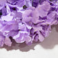 2 pcs/pk Premade Flower Backdrop Arch/Table Runner Decor Lavender close up 

