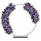 2 pcs/pk Premade Flower Backdrop Arch/Table Runner Decor Lavender on round arch