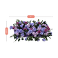 2 pcs/pk Premade Flower Backdrop Arch/Table Runner Decor Lavender infographic 
