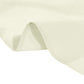 Premium 132" Round Ivory Spun Polyester Tablecloth hemmed finish 