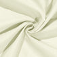 Premium Ivory Spun Polyester fabric