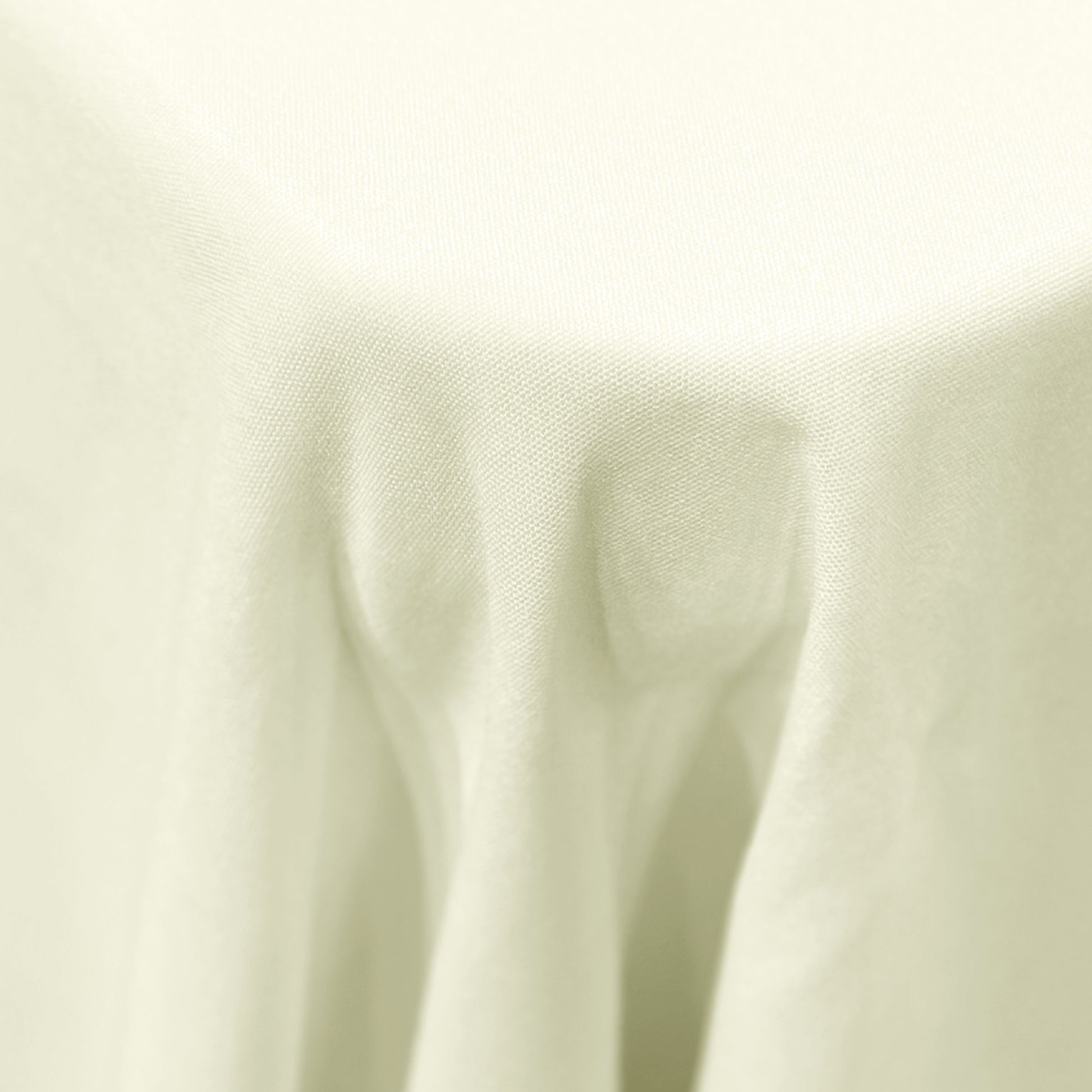 Premium 90"x156" Rectangular Ivory Spun Polyester Tablecloth close up