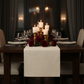 Premium Linen-Look Panama Weave Table Runner - Ivory