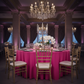 debutante banquet with Premium Polyester 120" Round Tablecloth - Fuchsia