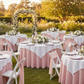 outdoor garden wedding with Premium-Polyester-Square-72-Overlay-Tablecloth-White-lifestyle