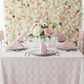 baby shower setup with Premium Polyester Napkin 20"x20" - Dusty Rose/Mauve
